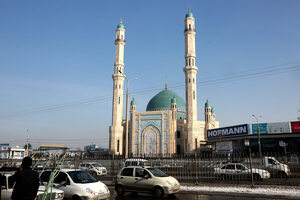 A mosque located in the market